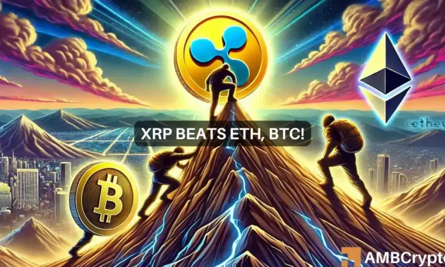 XRP beats Bitcoin, Ethereum in major area: 25% surge next?