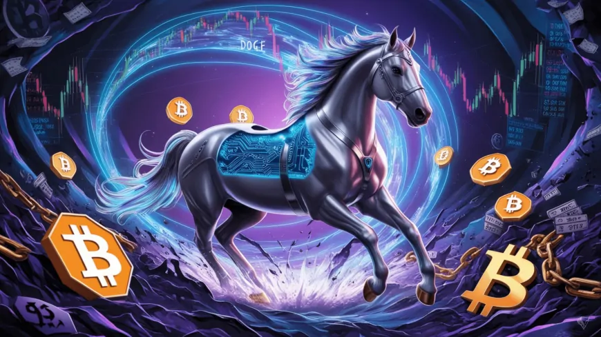 DigiHorse Soars Amid Crypto Market Turbulence as DOGE and BTC Struggle