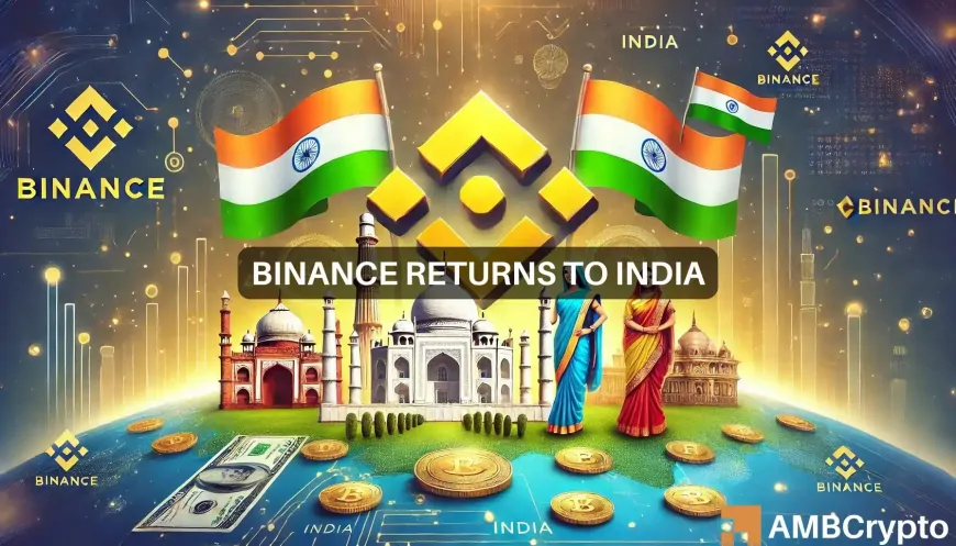 Binance pays $2.25M fine, returns to India – Impact on BNB?