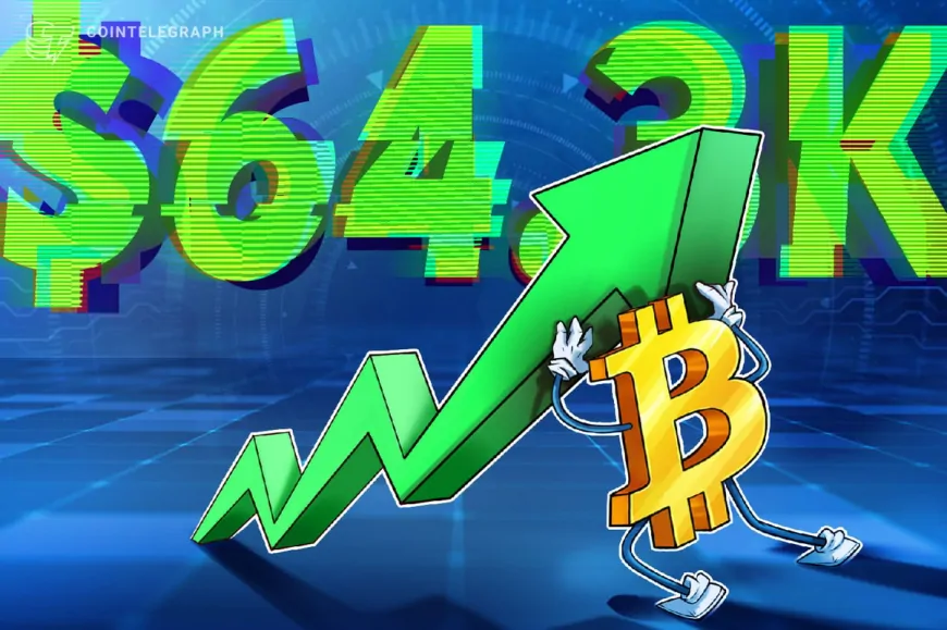 Can Bitcoin get a green monthly close above $64.3K?