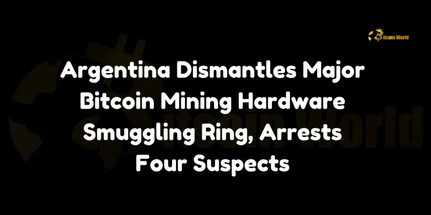 Argentina Dismantles Major Bitcoin Mining Hardware Smuggling Ring, Arrests Four Suspects