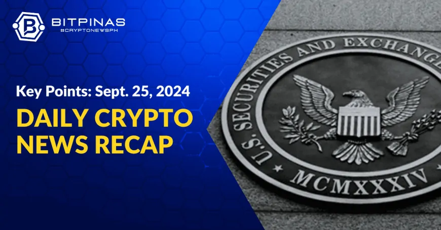 US SEC Charges, Settles with Stablecoin Company Over Fraud Claims | Key Points | Sept. 25, 2024