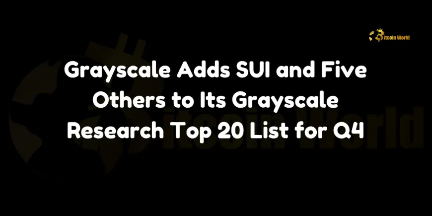 Grayscale Adds SUI and Five Others to Its Grayscale Research Top 20 List for Q4