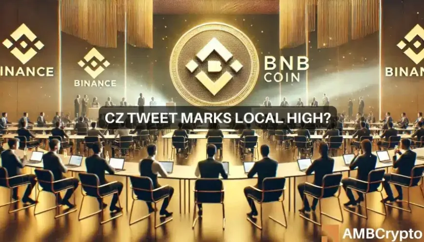 Will BNB breakout after CZ's release? Price charts signal caution!