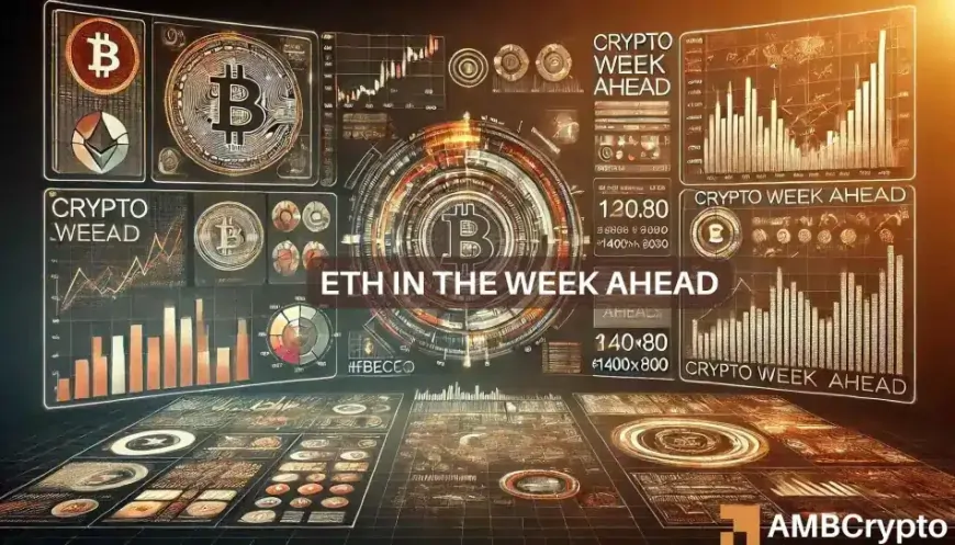 Crypto week ahead: Ethereum's dominance, token unlocks, and more