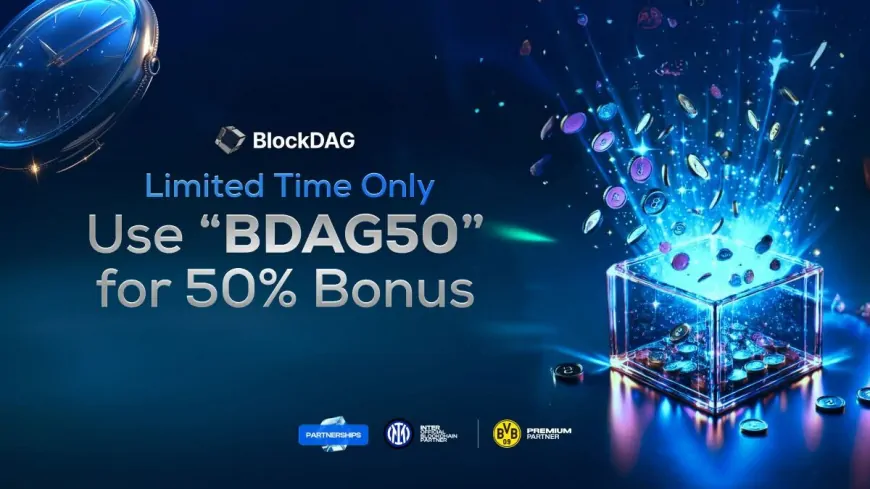 Last Call for BlockDAG's 50% Bonus; Bitcoin Surges & KASPA Shows Promise