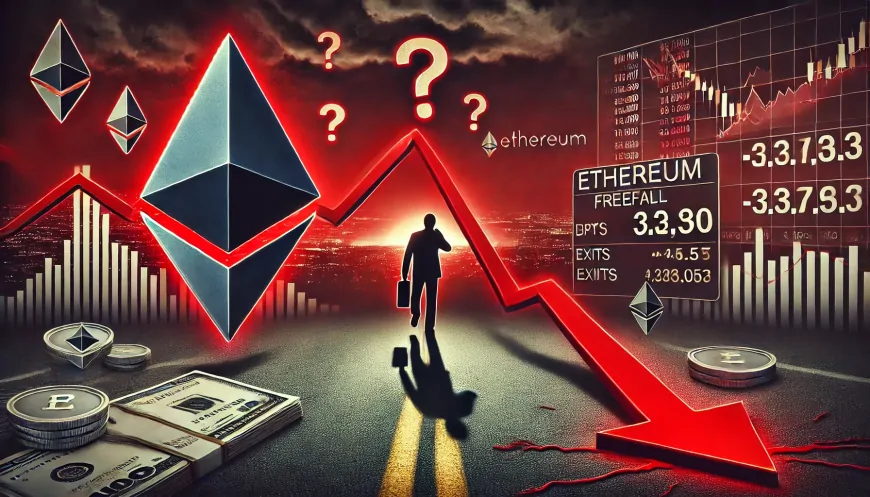 Ethereum in Freefall: ETF Woes, Investor Exits, and Roadmap Concerns Weigh Heavy