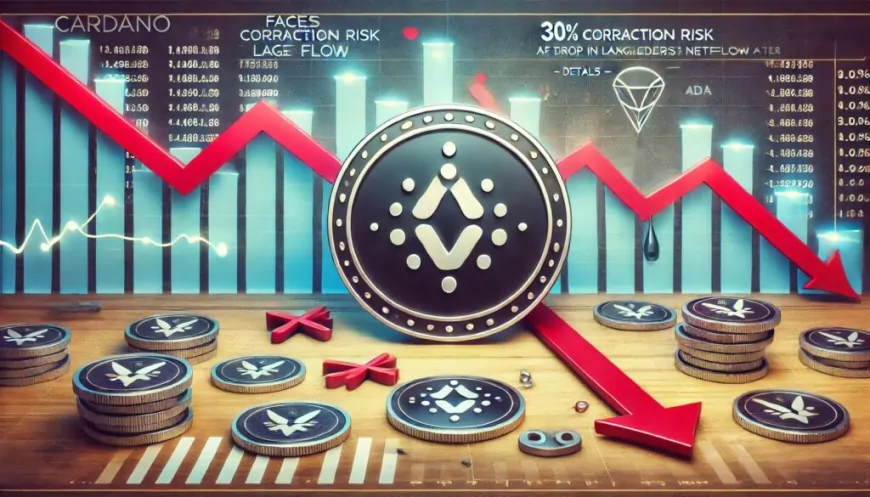 Cardano Faces 30% Correction Risk After Drop In Large Holders' Netflow – Details