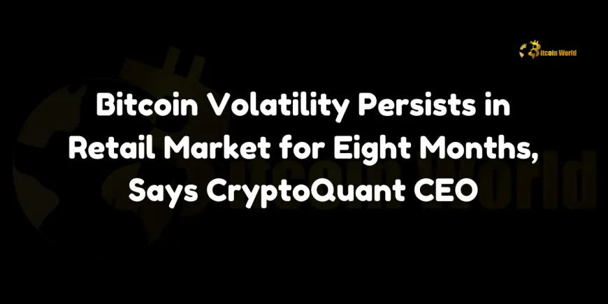 Bitcoin Volatility Persists in Retail Market for Eight Months, Says CryptoQuant CEO