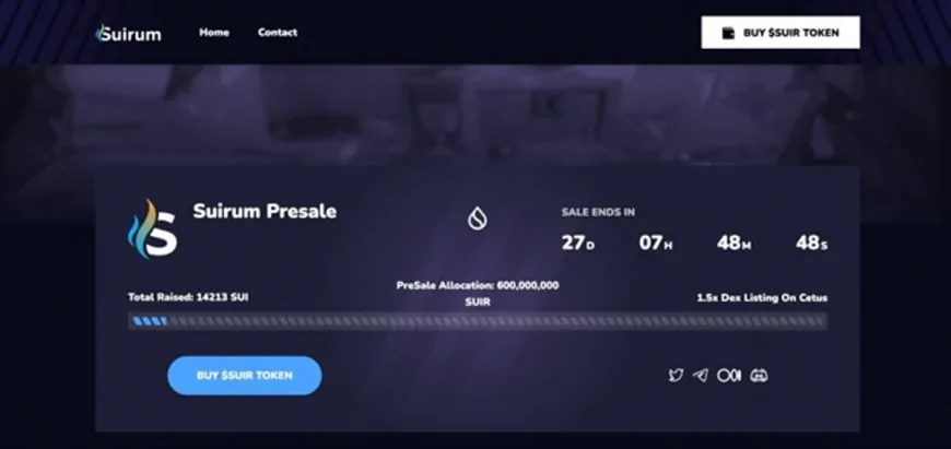 Sui Project Suirum Raises Over 10000 $SUI In Just Hours Of The Presale Going Live: Is This The Next Big $SUI Memecoin?