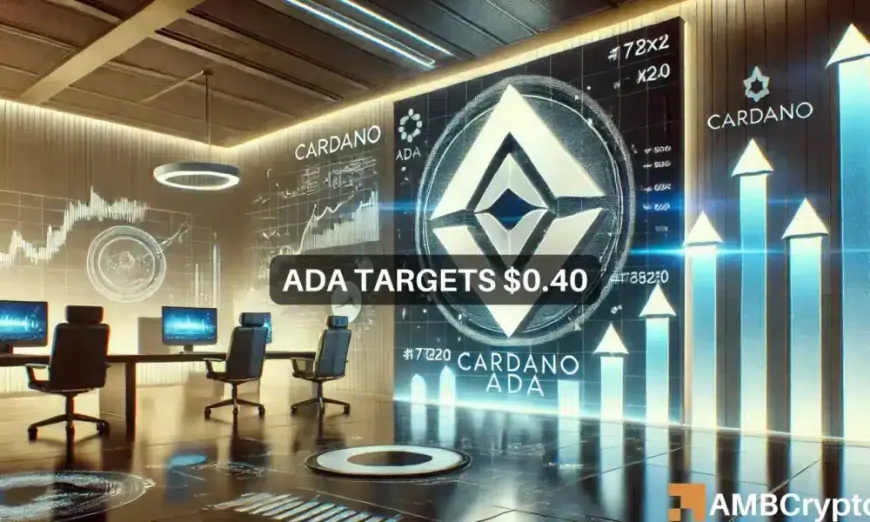 Cardano rebounds: Can ADA break out toward $0.40?