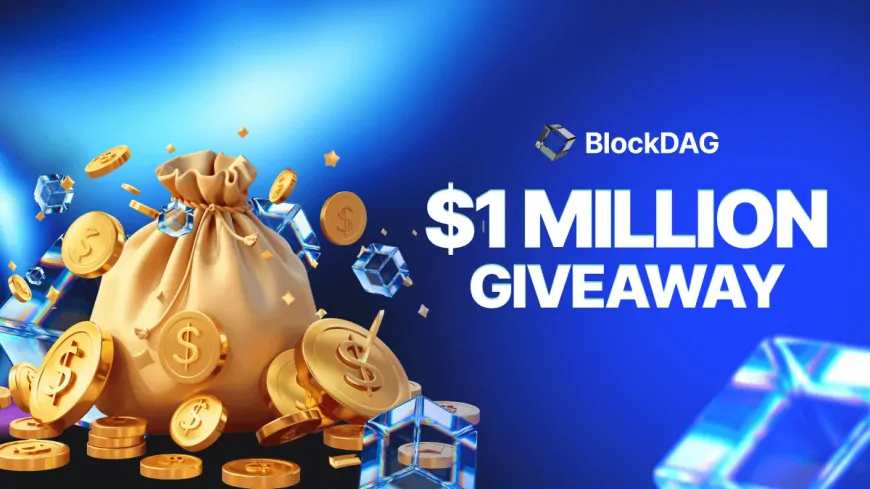 BlockDAG Nears $100M in Presale: 9500+ Enter $1M Giveaway! Also, WLF Teams Up with Aave & SHIB Whales Boost Activity