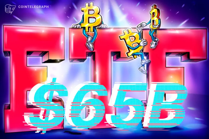 BTC price set to break 7-month slump as Bitcoin ETFs hit $65B record