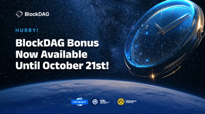 Crypto Fans Pile in as BlockDAG's 50% Bonus to End on October 21! SUI Price Spikes While Ethereum Forecast Raises Concerns