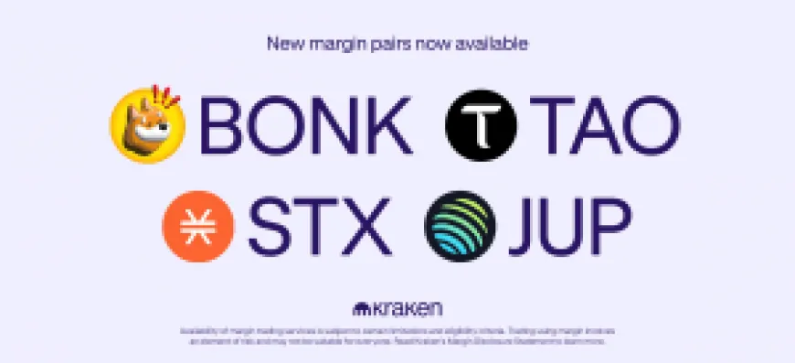 Expanded margin pairs available for BONK, TAO, STX and JUP!