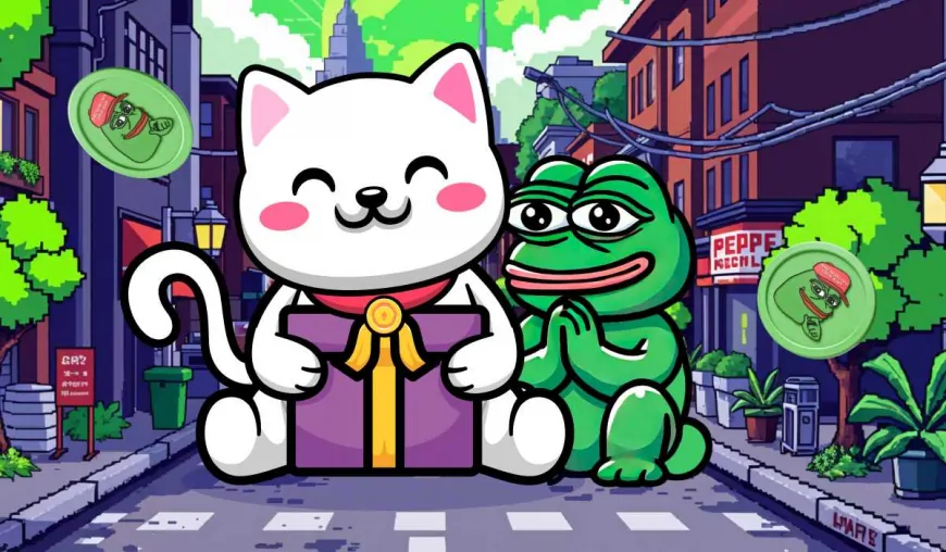 Meme Coin Market On The Up, Pepe Coin, Popcat, And Cutoshi The Coins To Track