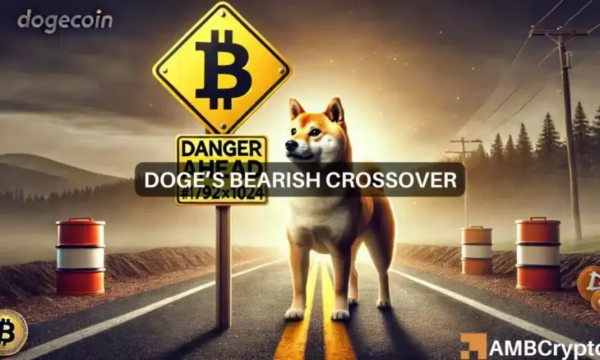 Dogecoin's bearish crossover: What it means for DOGE prices