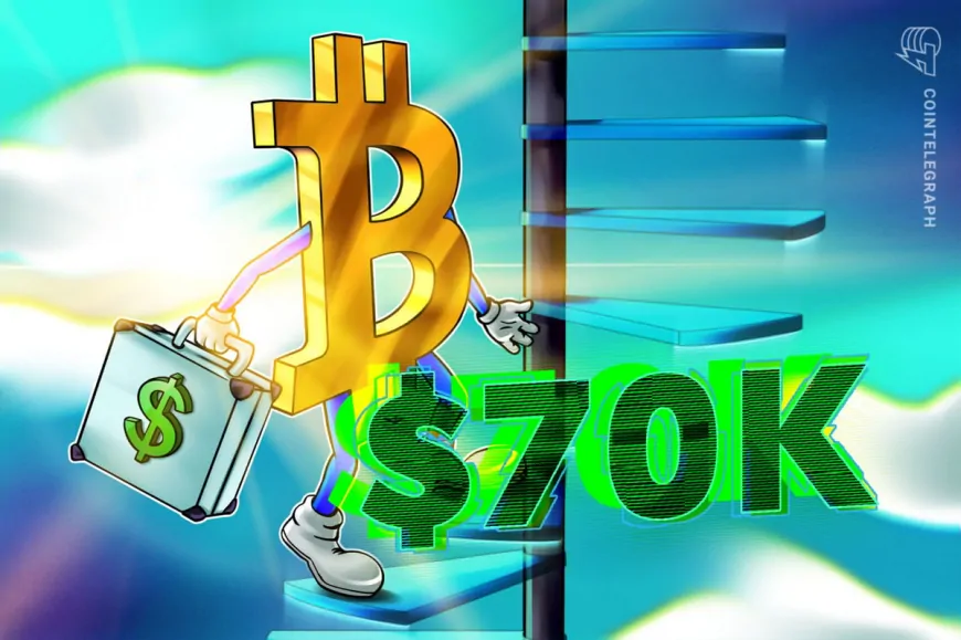 Bitcoin hits $70K amid huge ETF inflow streak