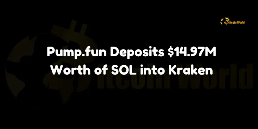 Pump.fun Deposits $14.97M Worth of SOL into Kraken