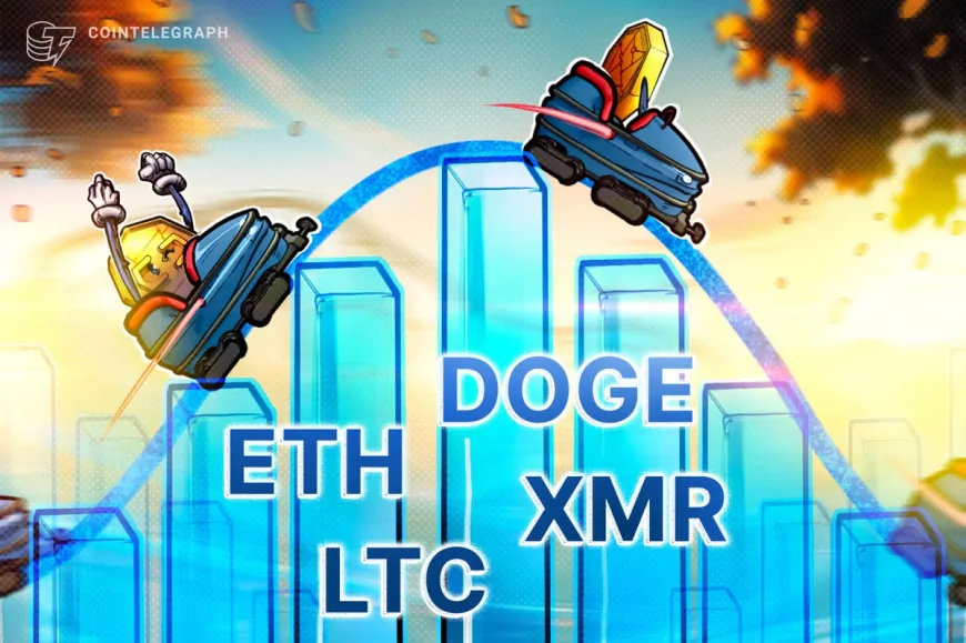 Bitcoin looks ripe for a rebound, and so do ETH, DOGE, LTC, and XMR