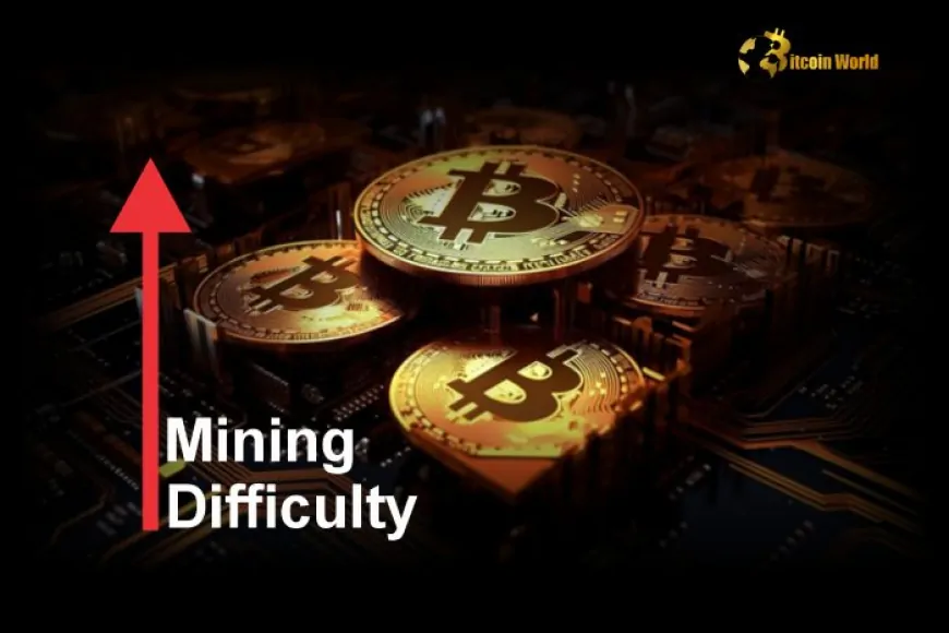 Bitcoin Mining Difficulty Reaches Record High of 101.65 T Amid Rising Network Hash Rate