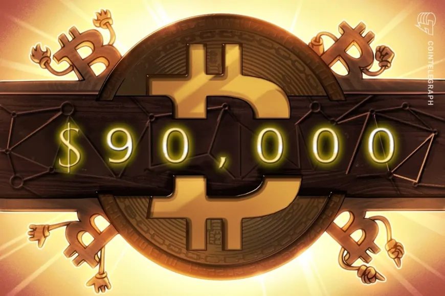 Bitcoin pushes past $90K amid meteoric 24-hour rally