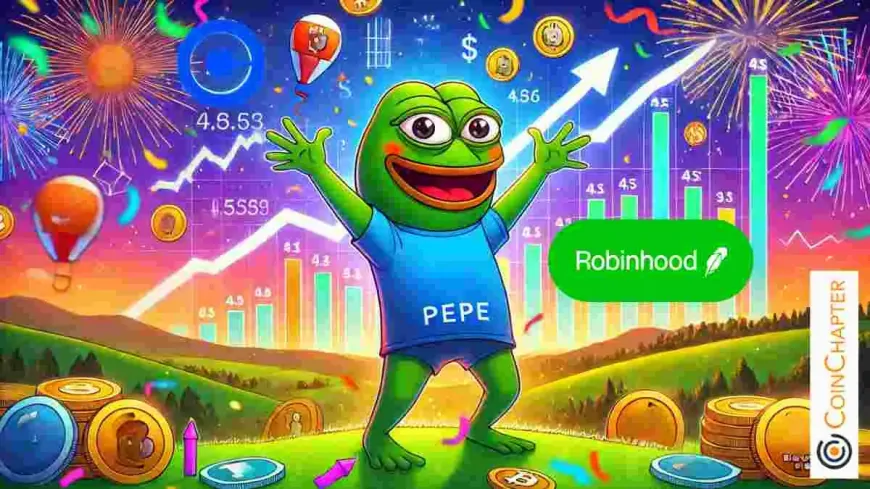 PEPE Coin Skyrockets 42% After Coinbase and Robinhood Listings