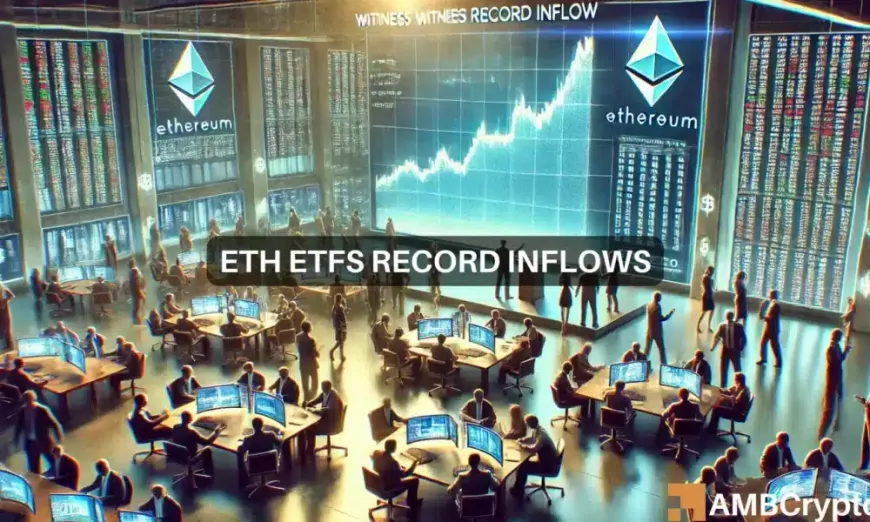 Ethereum ETFs hit $515M record inflow, but ETH's troubles remain