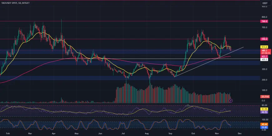 TAO Long Spot Trade (Reclaiming Resistance)