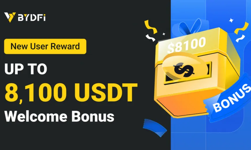 BYDFi Launches 8100 USDT Welcome Bonus Campaign to Offer Users Exclusive Benefits