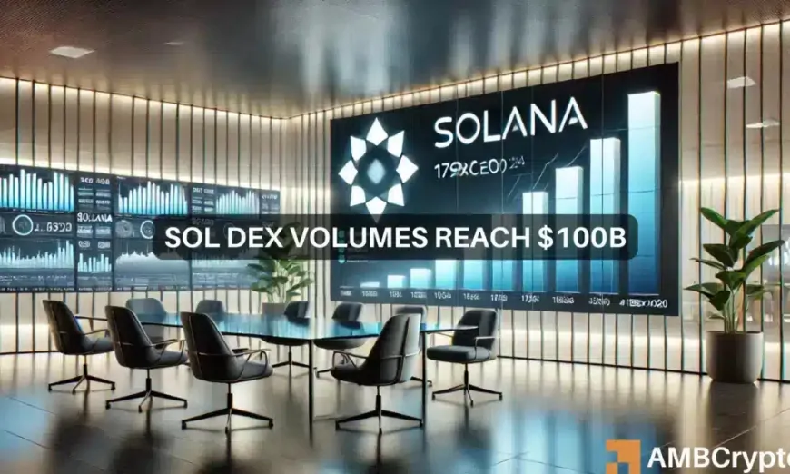 Solana DEX volume crosses $100B: What's next for SOL prices?