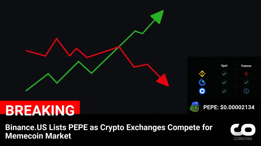 Binance.US Adds PEPE to Its Platform as Memecoin Fever Grips Crypto Exchanges