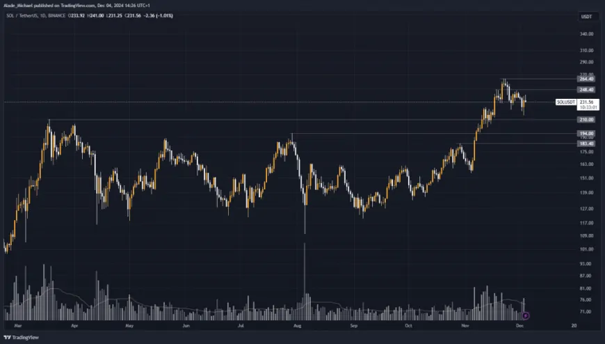 SOLANA PRICE ANALYSIS & PREDICTION (December 5) – Sol Found Temporal Support Amid Retracement, Can It Bounce Back?