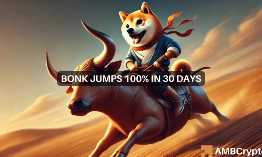 What Bonk's 100% increase in 30 days means for traders