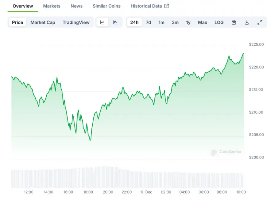 Solana (SOL) Price Action: Understanding the $203-$220 Range