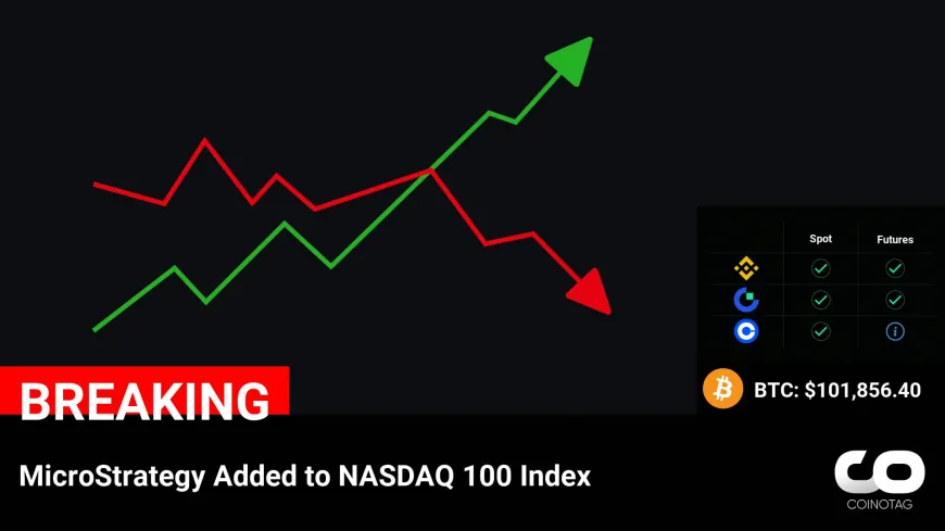 MicroStrategy's Inclusion in NASDAQ 100 Index Boosts Bitcoin Price to $101,856.40