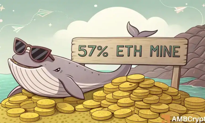 Ethereum whales now hold 57% of supply – Impact on ETH?