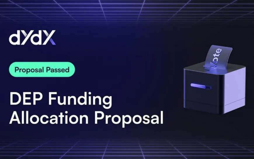 dYdX Approves $4M Funding for Developer Ecosystem Program