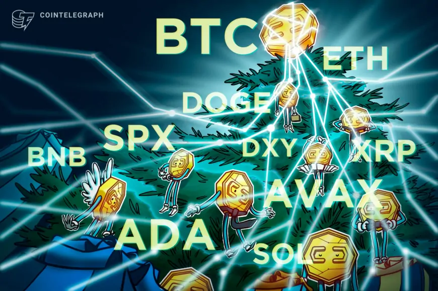 Price analysis 12/23: SPX, DXY, BTC, ETH, XRP, SOL, BNB, DOGE, ADA, AVAX