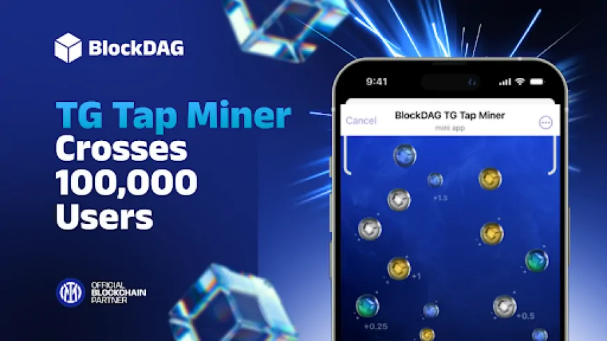 BlockDAG's TG TAP Miner Captures the Spotlight with 100K Users, Hamster Combat Coin Strives for Dominance Amid PEPE's Drop