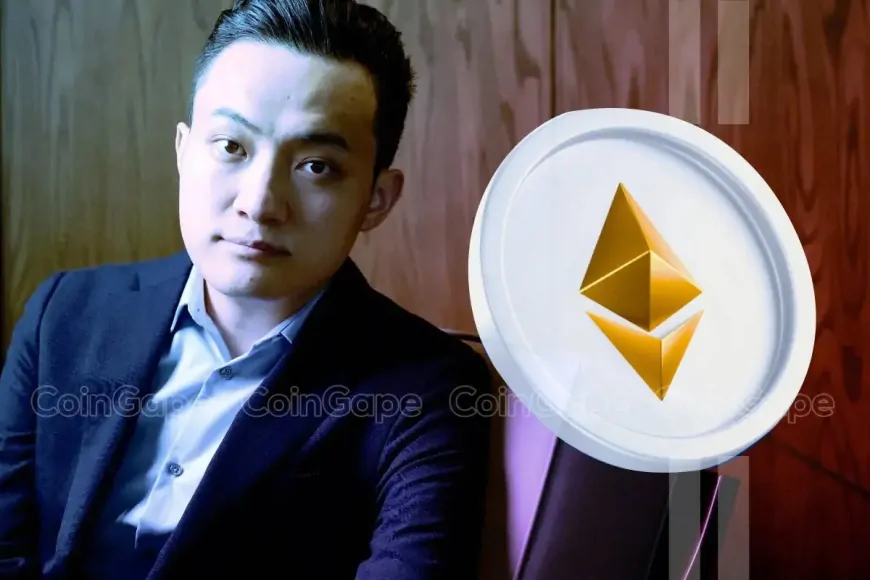 Justin Sun Moves 70,182 Ethereum (ETH) To HTX Amid Price Rebound