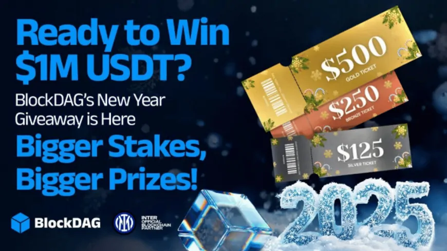 BlockDAG Sets the Stage with a $1M USDT New Year's Raffle, While Ethereum & XRP Chart Out Their 2025 Predictions