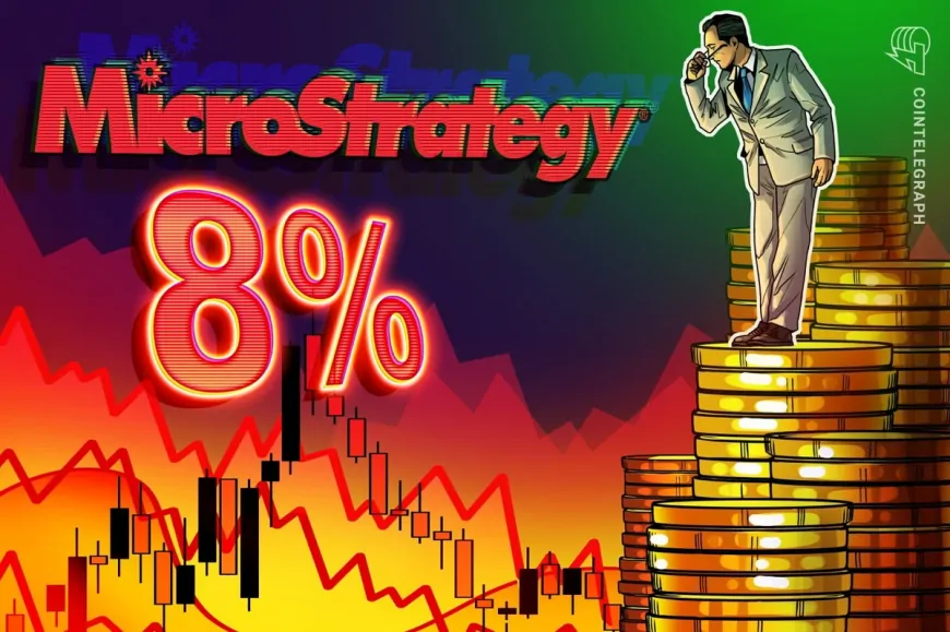 MicroStrategy shares slip 8% after its end-of-year Bitcoin buy