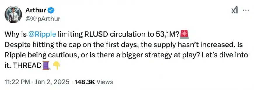 Ripple's XRP Experiences Price Variability Amidst Growing Adoption of RLUSD Stablecoin