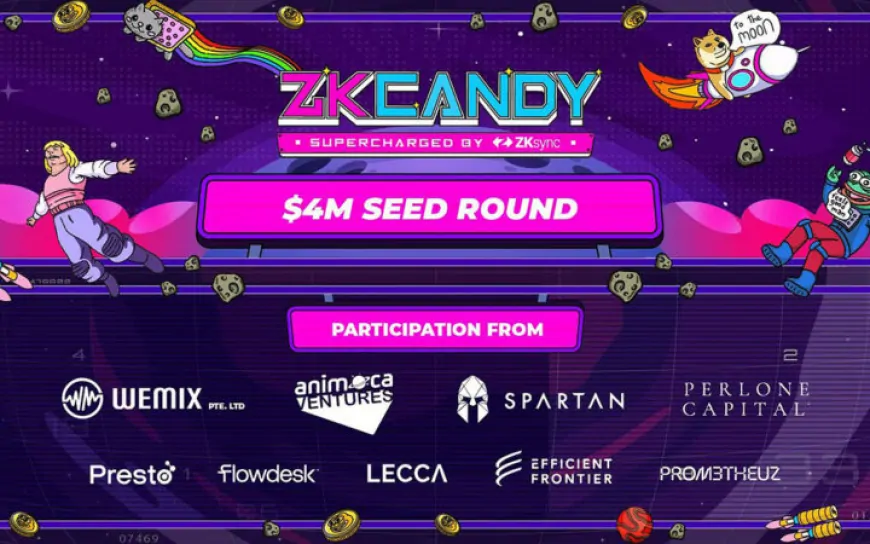 ZKsync-powered L2 ZKcandy by iCandy Raises $4 Million to Revolutionize Web3 Gaming