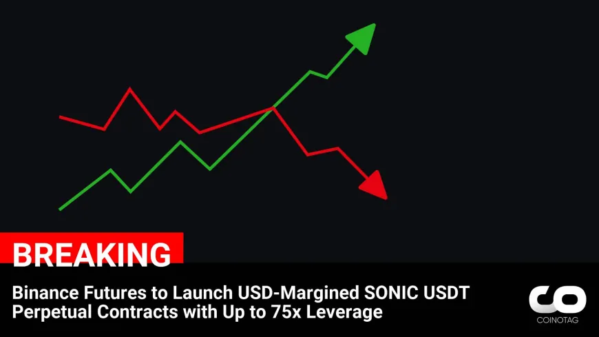 Binance Futures Announces Launch of USD-Margined SONIC USDT Perpetual Contracts with Up to 75x Leverage