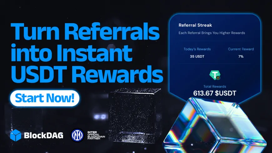 BlockDAG's Referral Program Fuels Market Enthusiasm, Presale Tops $176.5M; Ethereum's Staking Surge & Bitget's Market Correction