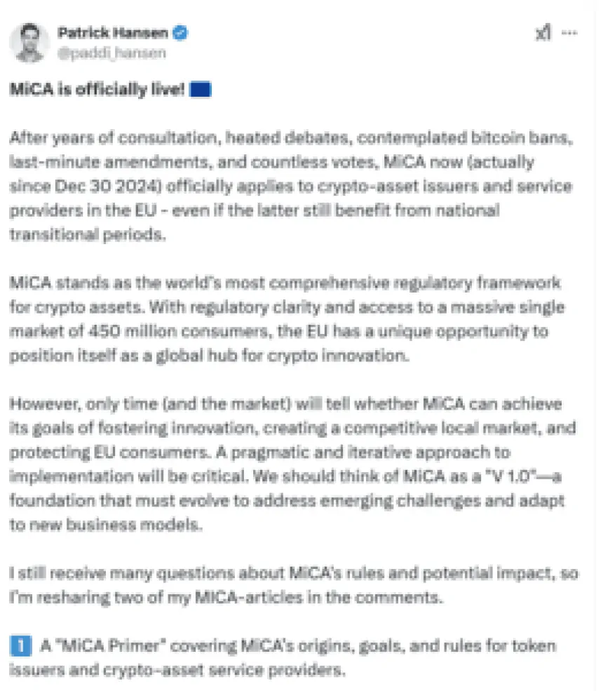 Will MiCA Regulations Reshape the Euro-Denominated Stablecoin Market?