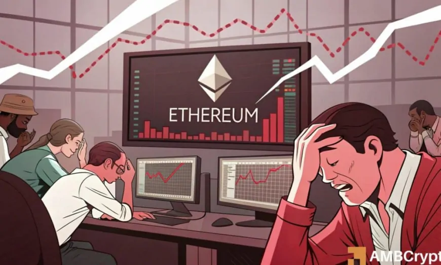 Ethereum drops 18% in a month: Will It fall below $3K?