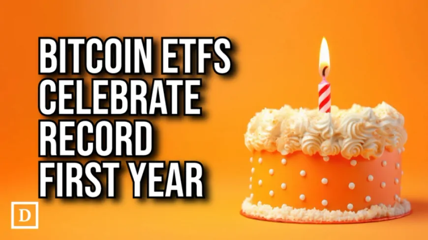 Spot Bitcoin ETFs Celebrate One Year Anniversary After Record Year